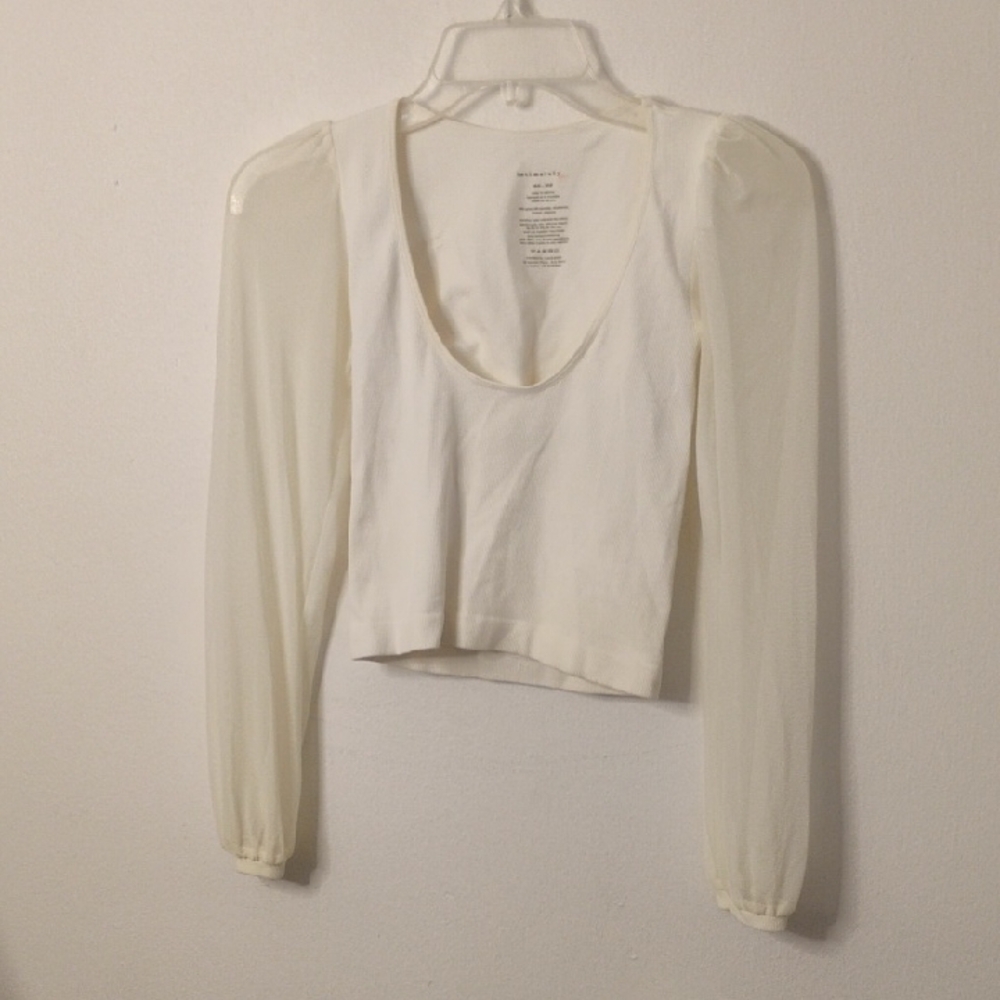 Intimatley By Free People Chic Cream Long Sleeve Women's XS/S